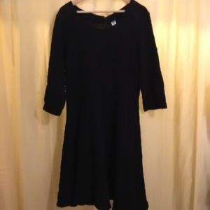 Black winter dress